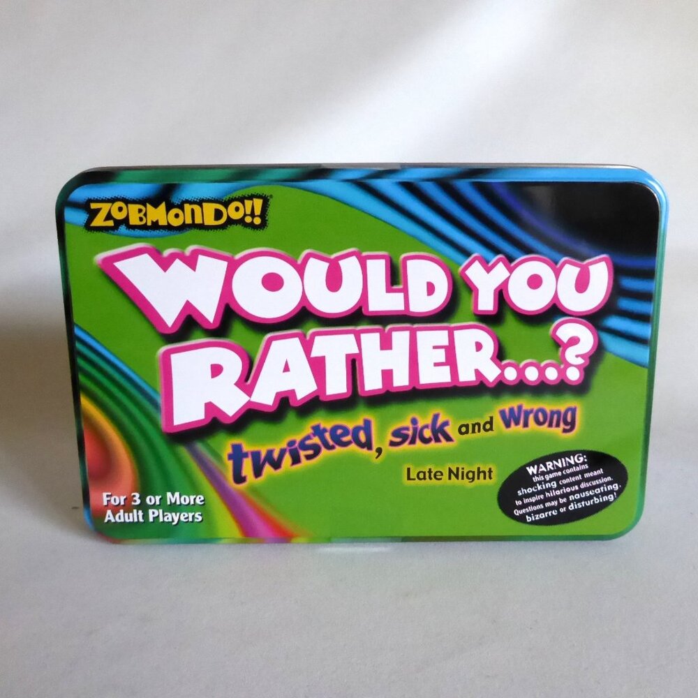 NEW ZOBMONDO WOULD YOU RATHER TWISTED SICK & WRONG LATE NIGHT ADULT GAME